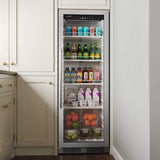 Edgestar 22-Inch 10.1 Cubic Feet Commercial Beverage Merchandiser With Temperature Alarm and Reversible Door [VBM101SS]