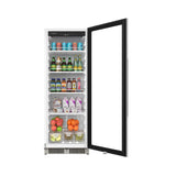 Edgestar 22-Inch 10.1 Cubic Feet Commercial Beverage Merchandiser With Temperature Alarm and Reversible Door [VBM101SS]