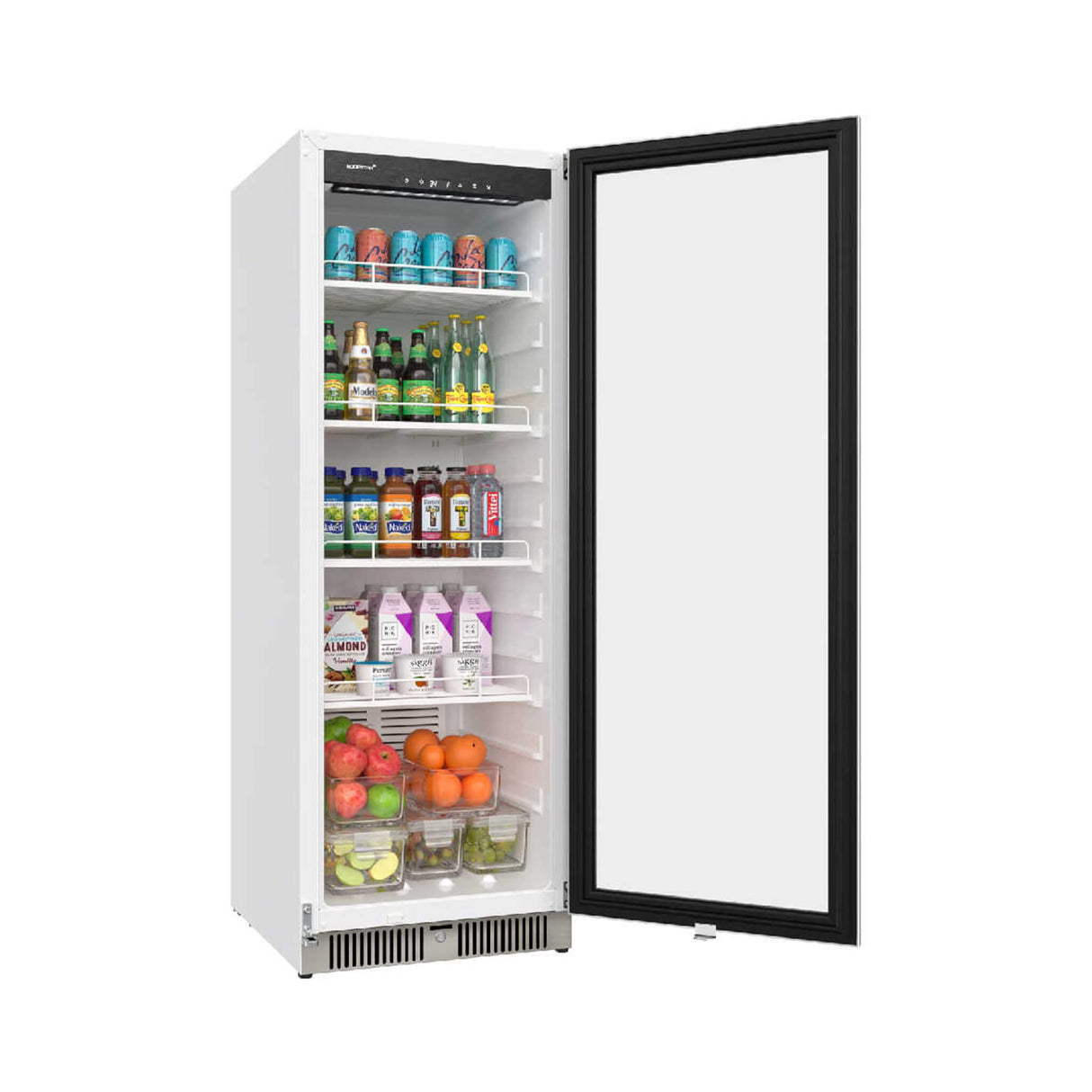 Edgestar 22-Inch 10.1 Cubic Feet Commercial Beverage Merchandiser With Temperature Alarm and Reversible Door [VBM101SS]