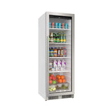 Edgestar 22-Inch 10.1 Cubic Feet Commercial Beverage Merchandiser With Temperature Alarm and Reversible Door [VBM101SS]