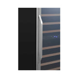 Edgestar Premium 24-Inch 101 Bottle Capacity Built-In Dual Zone Wine Cooler