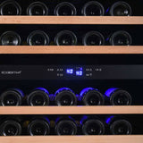 Edgestar Premium 24-Inch 101 Bottle Capacity Built-In Dual Zone Wine Cooler