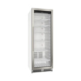 Edgestar 24-Inch 13.7 Cubic Feet Commercial Beverage Merchandiser With Temperature Alarm And Reversible Door [VBM131SS]