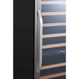 Edgestar 24-Inch 141 Bottle Capacity Freestanding Dual Zone Wine Cooler With Interior Lighting [CWR1552DZ]