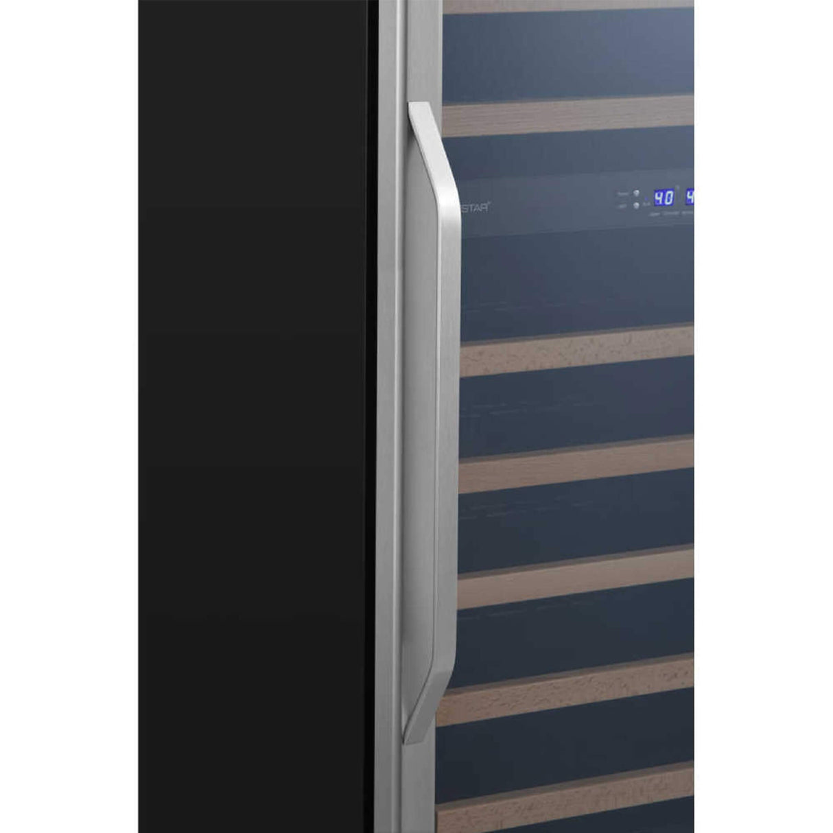 Edgestar 24-Inch 142 Bottle Built-In Dual Zone Double Door Wine Cooler With Door Lock [CWR1553DD]