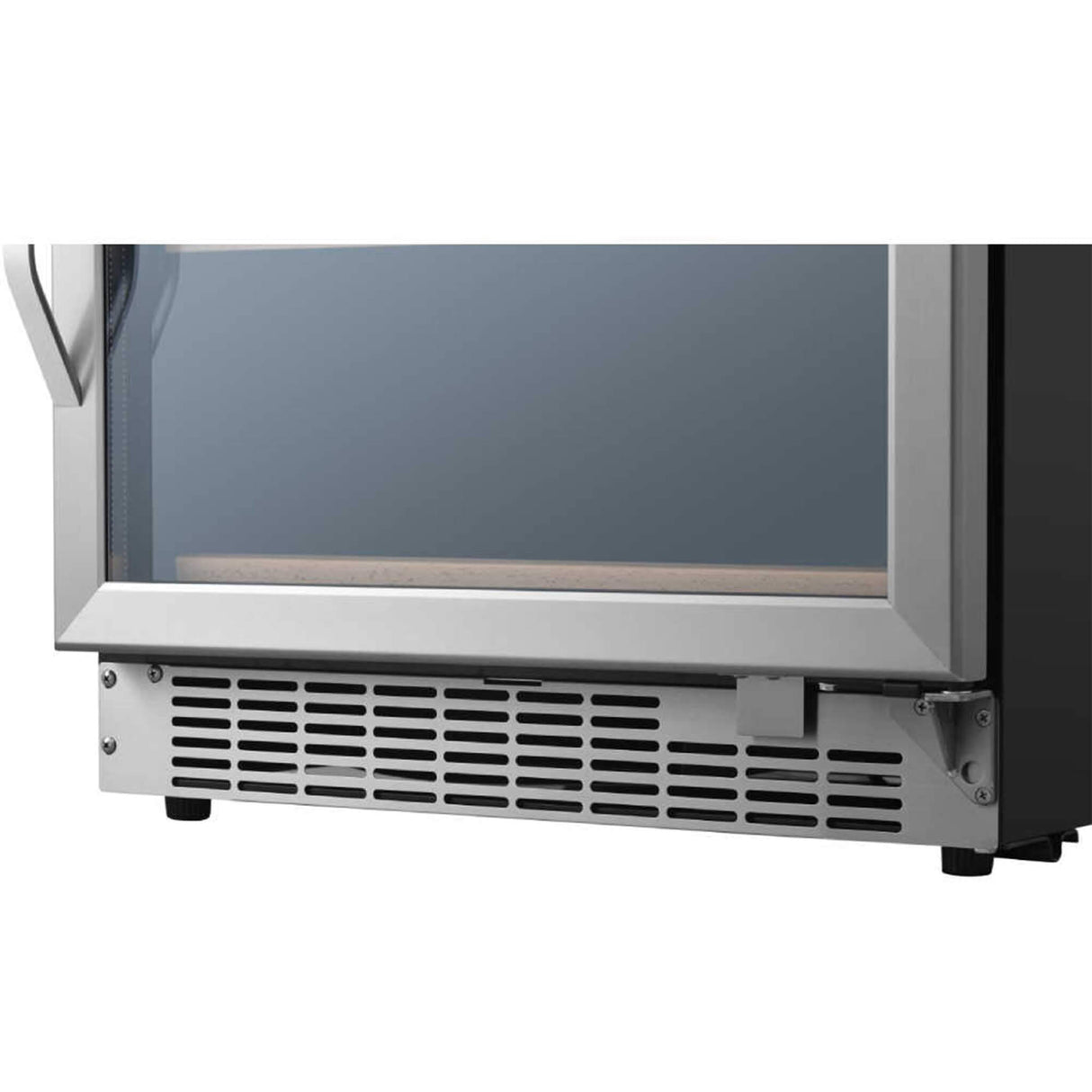 Edgestar 24-Inch 142 Bottle Built-In Dual Zone Double Door Wine Cooler With Door Lock [CWR1553DD]