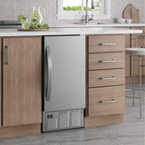 Edgestar 15-Inch Outdoor Undercounter Ice Maker W/ 50 LBS Daily Ice Production [OIM450SS]