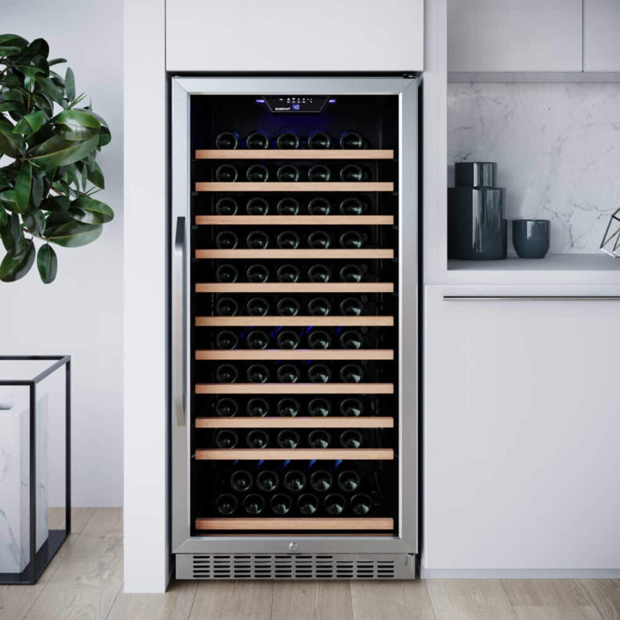 Edgestar 24-Inch Wide 111 Bottle Capacity Freestanding Single Zone Wine Cooler [CWR1212SZ]