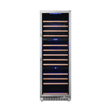 Edgestar 24-Inch Wide 131 Bottle Capacity Built-In Triple Zone Wine Cooler