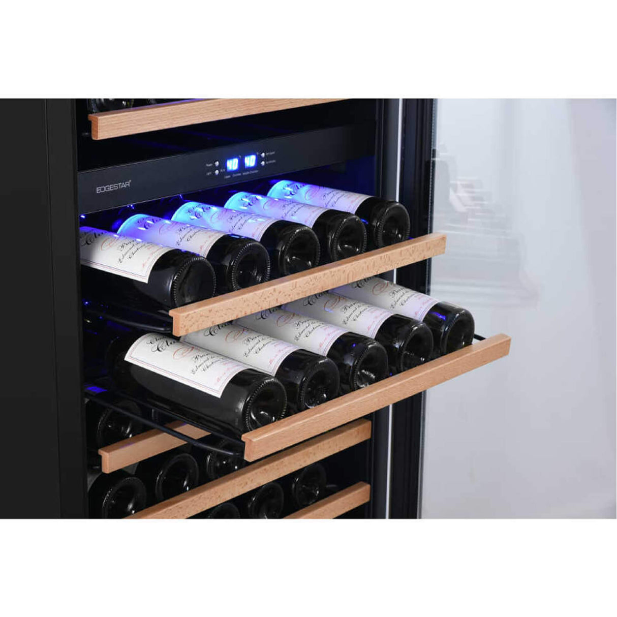 Edgestar 24-Inch Wide 131 Bottle Capacity Built-In Triple Zone Wine Cooler