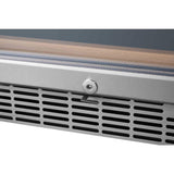 Edgestar 24-Inch Wide 131 Bottle Capacity Built-In Triple Zone Wine Cooler