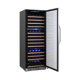Edgestar 24-Inch Wide 131 Bottle Capacity Built-In Triple Zone Wine Cooler