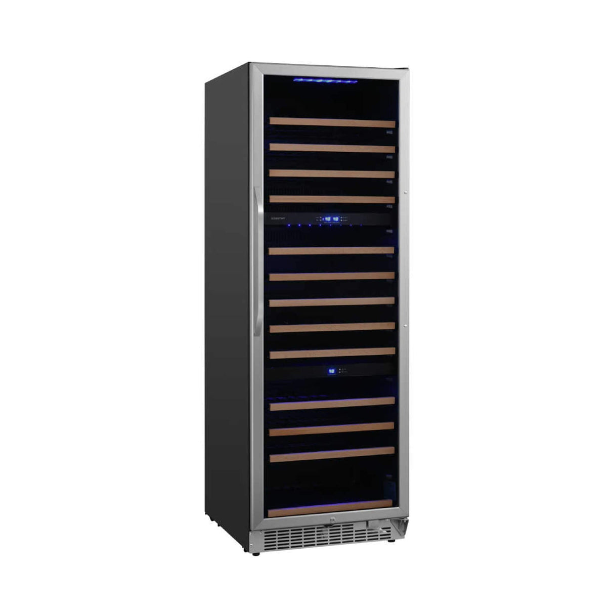 Edgestar 24-Inch Wide 131 Bottle Capacity Built-In Triple Zone Wine Cooler