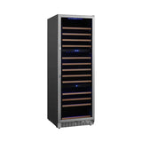 Edgestar 24-Inch Wide 131 Bottle Capacity Built-In Triple Zone Wine Cooler