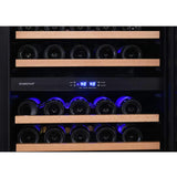 Edgestar 24-Inch Wide 131 Bottle Capacity Built-In Triple Zone Wine Cooler