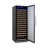 Edgestar 24-Inch Wide 151 Bottle Capacity Freestanding Single Zone Wine Cooler With Even Cooling Technology