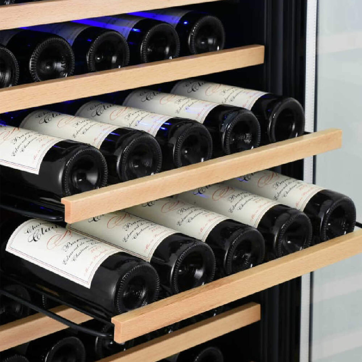 Edgestar 24-Inch Wide 151 Bottle Capacity Freestanding Single Zone Wine Cooler With Even Cooling Technology