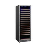 Edgestar 24-Inch Wide 151 Bottle Capacity Freestanding Single Zone Wine Cooler With Even Cooling Technology