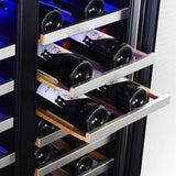 Edgestar 30-Inch Wide 56 Bottle Capacity Built-In French Door Wine Cooler With Door Locks [CWR5631FD]
