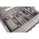 Edgestar 60K BTU 30-Inch Freestanding LED Lighting Grill And Cart With Rotisserie (SAK63985)
