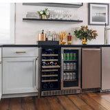 Edgestar 30-Inch Wide 28 Bottle Built In Dual Zone Beverage Center With 86 Can Capacity