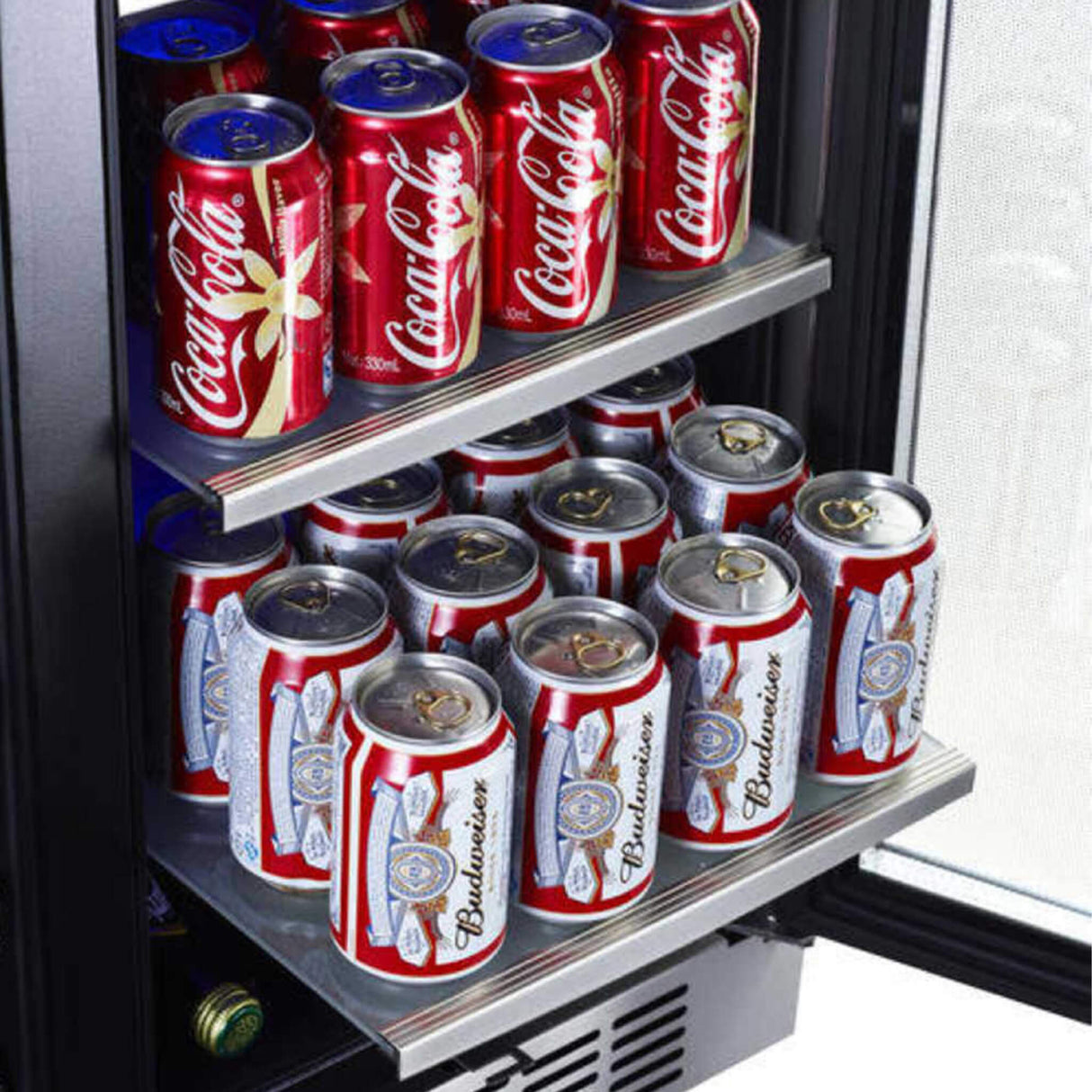 Edgestar 30-Inch Wide 28 Bottle Built In Dual Zone Beverage Center With 86 Can Capacity