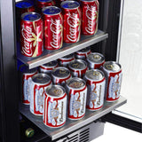 Edgestar 30-Inch Wide 28 Bottle Built In Dual Zone Beverage Center With 86 Can Capacity