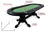 Elite Poker Table Onyx – Luxury Wood Poker Table