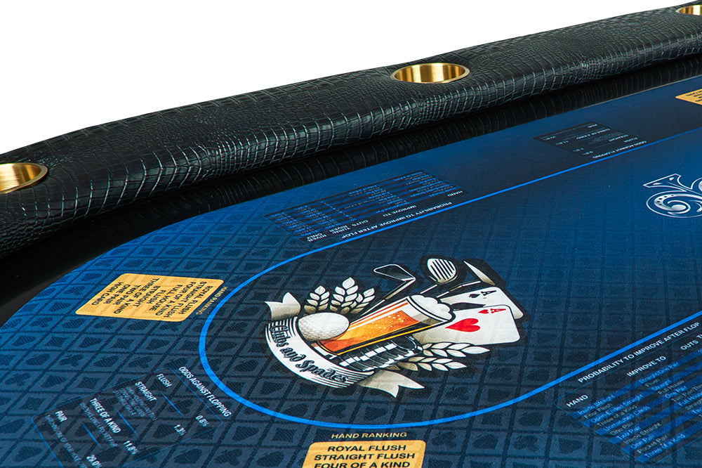 Elite Poker Table Onyx – Luxury Wood Poker Table