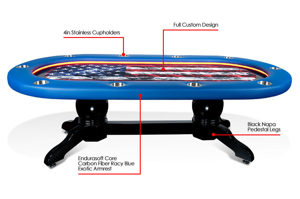 Elite Alpha LED Poker Table