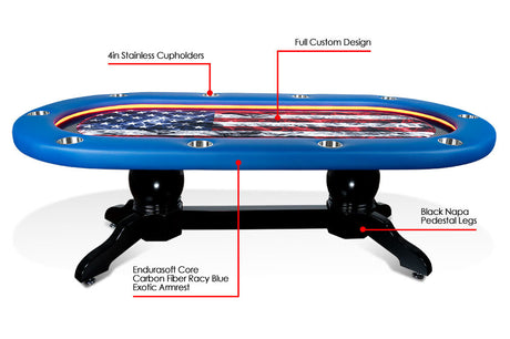 Elite Alpha LED Poker Table