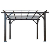 [10X12FT] Alora Premium Outdoor Brown Cedar Wood Pergola For Spacious Patios (SAK45639)