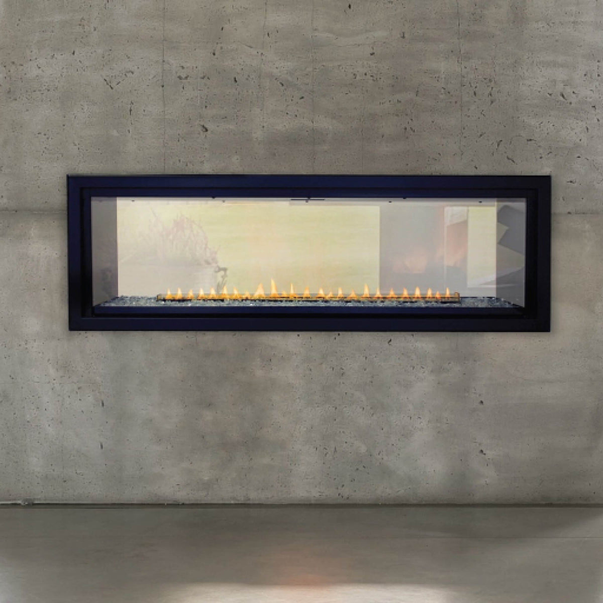 Empire Comfort Systems Boulevard 48-Inch Natural Gas Vent Free See Through Linear Fireplace [VFLB48SP90N]