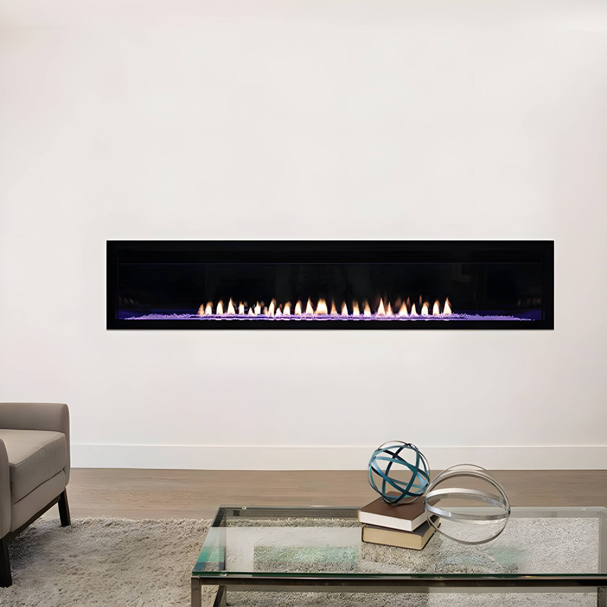 Empire Comfort Systems Boulevard Vent Free Natural Gas Linear Fireplace [VFLB72/60/48/36FP90N]
