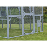 Alora Extra Large Outdoor Cat Kitten Playpen House With Platforms, And Waterproof Cover (SAK55092)