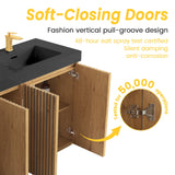 GALAN 60F Knotty Bathroom Vanity