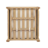 Set of 4 Outdoor Acacia Wood Patio Chairs