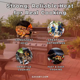 Fire Magic Aurora Multi-User Built-In Grill With Analog Thermometer & Rotisserie Kit, 36" [A790I-8EAN/P]