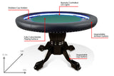 Ginza Poker Table - Black
