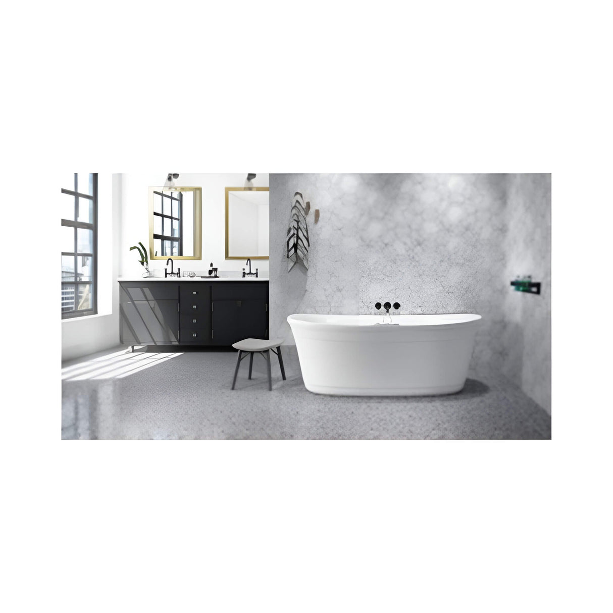 Jacuzzi Arga 67-Inch Classic Swirlpool™ Whirlpool Bathtub [JAGF6735PCL6IPW/M] (SAK85401)