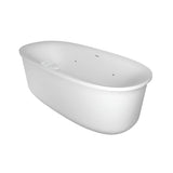 Jacuzzi Arga 69-Inch Freestanding Whirlpool Bathtub [JAGF6934PCL6IPW/M]