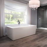 Jacuzzi Bianca 66-Inch Whirlpool Bath [JBIF6636WUR2CPWW/WC]