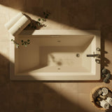 Jacuzzi Elara 66-Inch Rectangle Drop-In Whirlpool Bath [JELL6636WLR2HXWW/YY]