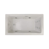 Jacuzzi Elara 72-Inch Rectangle Whirlpool Bathtub With Left Drain [JELA7236WLR2HX]