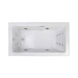 Jacuzzi Elara 72-Inch Rectangle Whirlpool Bathtub With Left Drain [JELA7236WLR2HX]
