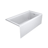 Jacuzzi Linea 60-Inch 3-Wall Alcove Acrylic Air Tub With Right Drain [JLNS6032ARL2XXW/Y]