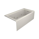 Jacuzzi Linea 60-Inch Luxury 3 Wall Alcove Whirlpool Bath With 8 Adjustable Jets [JLNS6032WRL2XXWW/YY]