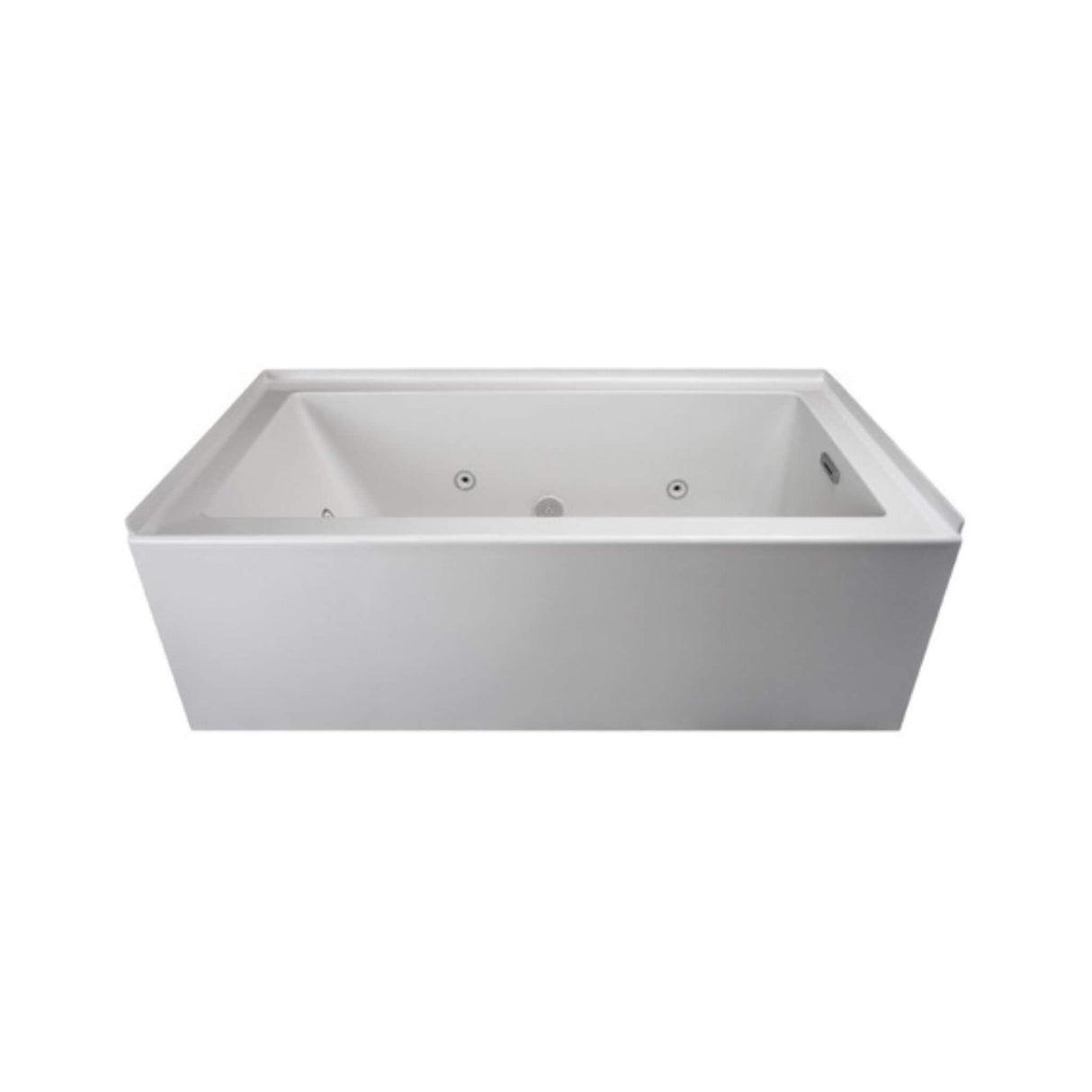 Jacuzzi Linea 60-Inch Acrylic Whirlpool Bathtub With Air And Water Therapy System [JLNS6032WLR2XXWW]
