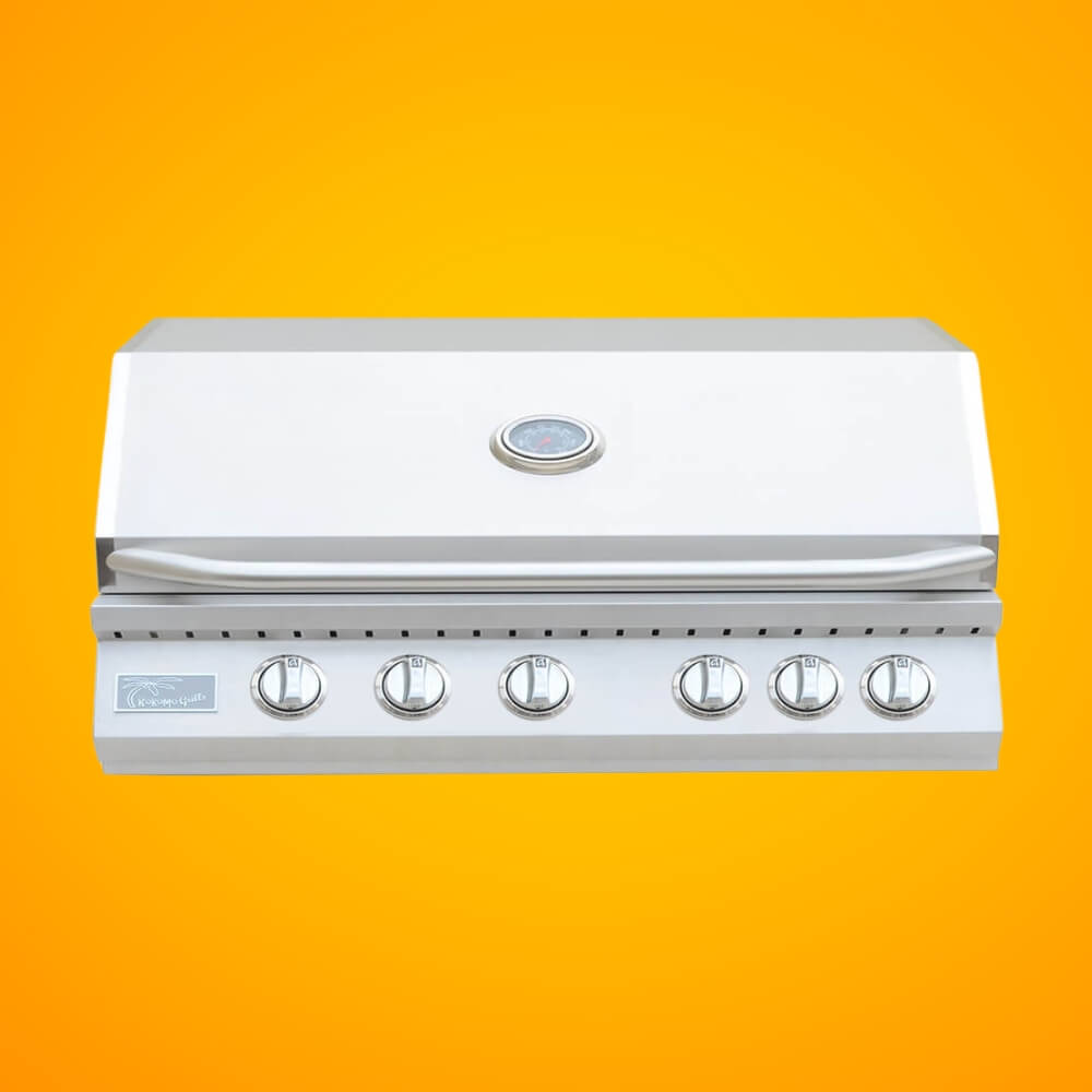 KoKoMo Grills 40-Inch Heavy-Duty 72K BTU LP/NG 5 Burner Built-In Stainless Steel Gas Grill