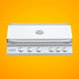 KoKoMo Grills 40-Inch Heavy-Duty 72K BTU LP/NG 5 Burner Built-In Stainless Steel Gas Grill